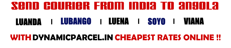 Courier to Angola from India