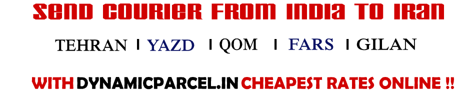 Courier to Iran from India