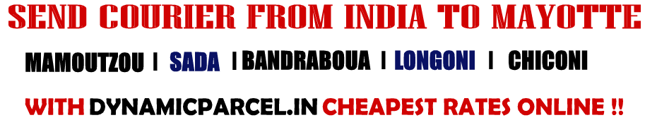 Courier to Mayotte from India